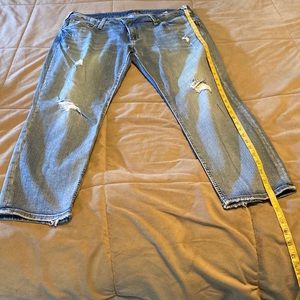 Silver Boyfriend fits like an 18 tags indicated 36